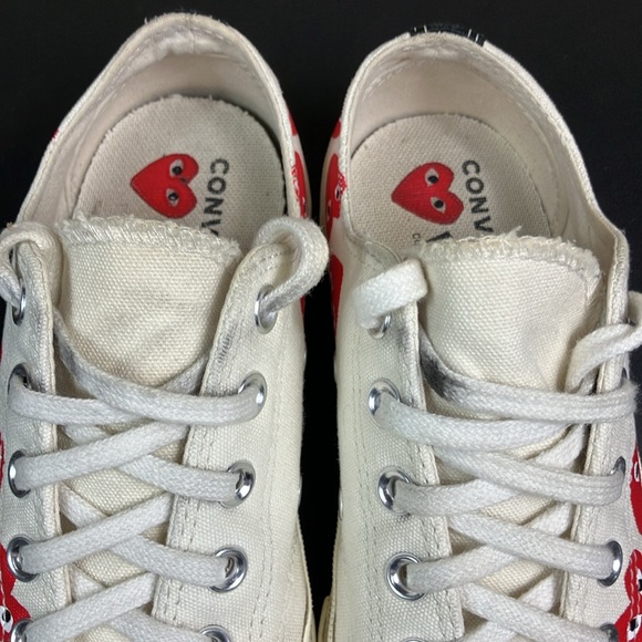 Converse x Comme Des Garçons Play Chuck 70 Sneaker Shoes Unisex M 6 / W 8 - Picture 4 of 13